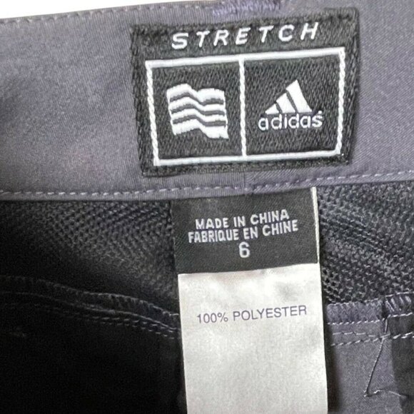 Adidas Golf Climacool Stretch Gray‎ Capri Size 6 Pants - Picture 4 of 7